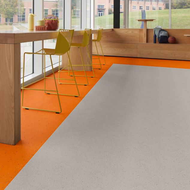 norament kivo rubber flooring in higher education public space