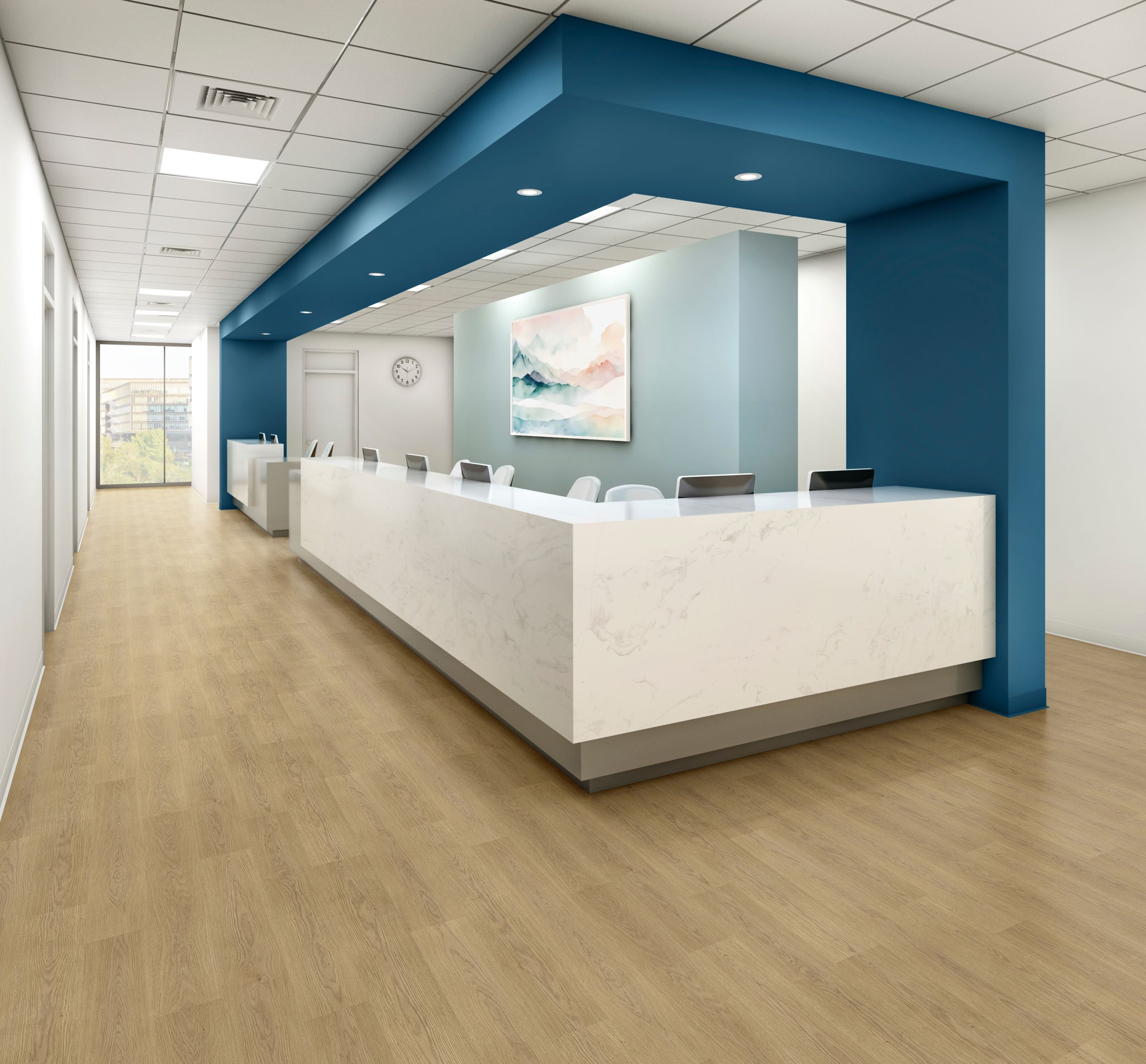 noravant timber rubber flooring in hospital corridor and nurse's station num&eacute;ro d&rsquo;image 9