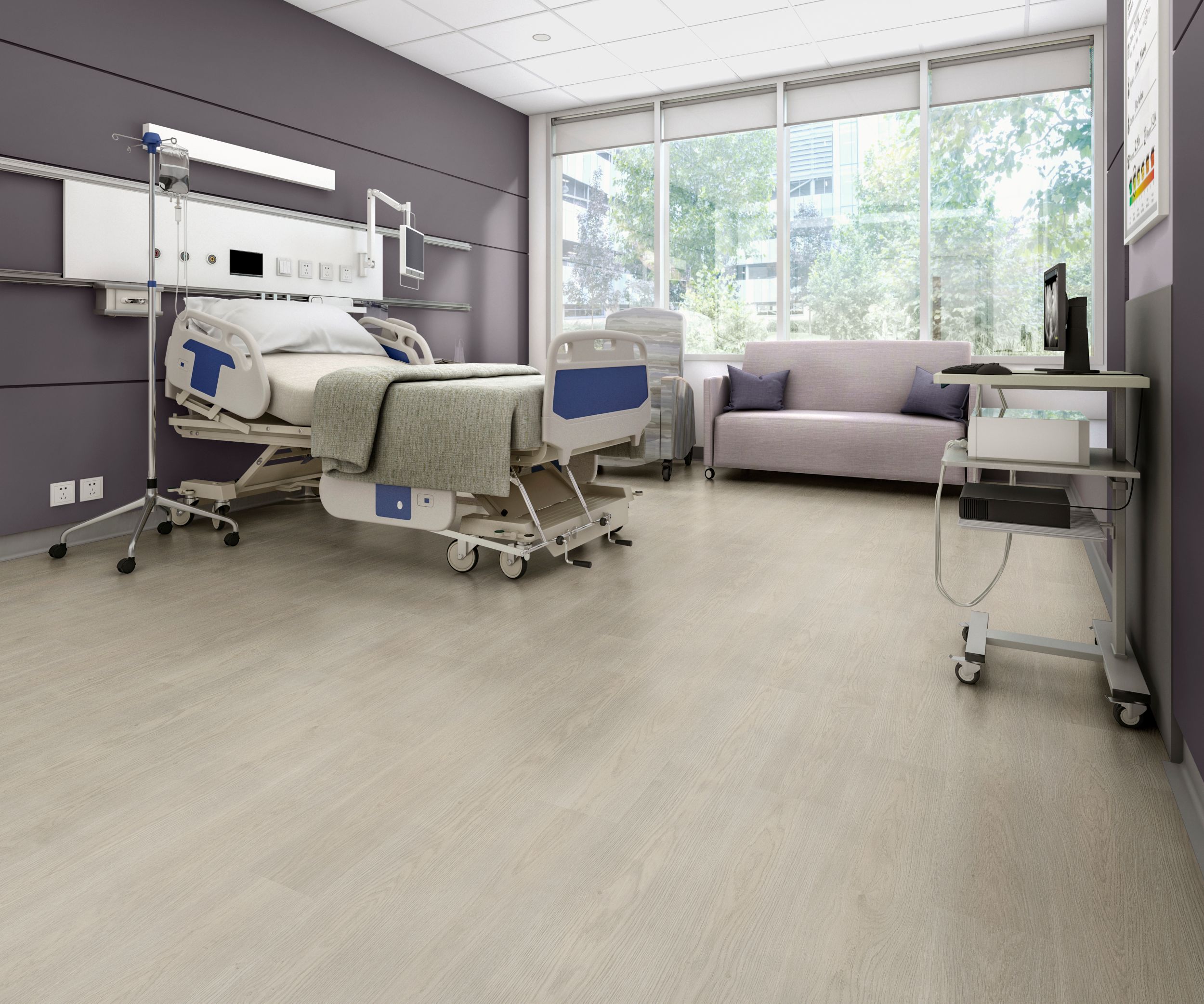 noravant timber rubber flooring in patient room num&eacute;ro d&rsquo;image 6