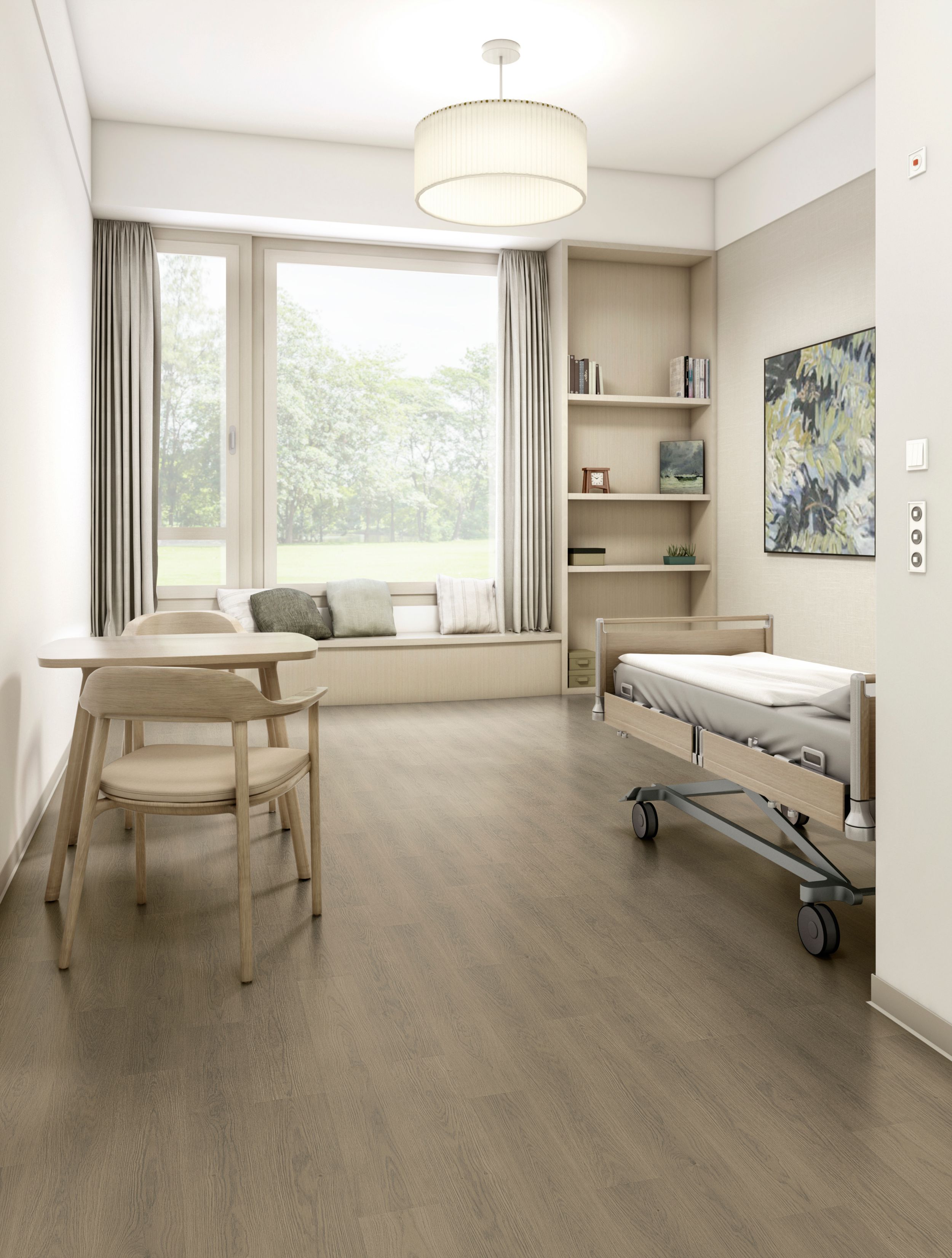 noravant timber rubber flooring in patient room num&eacute;ro d&rsquo;image 7
