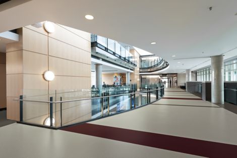 noraplan sentica rubber flooring in corridor imagen número 6