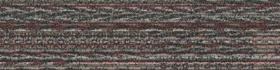 On An Angle Carpet Tile in Charcoal/Cayenne