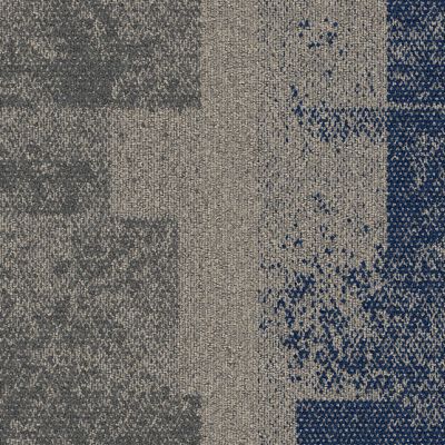 Open Air 404 Transition Carpet Tile In Nickel/Cobalt