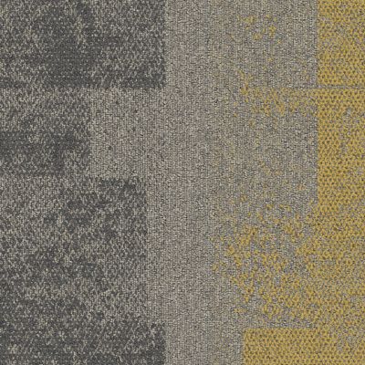 Open Air 404 Transition Carpet Tile In Nickel/Maize