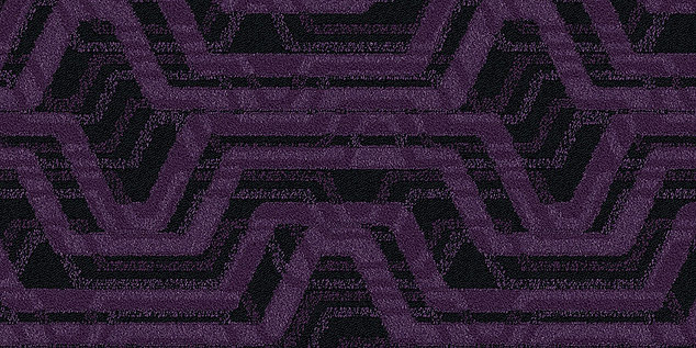 PM19 Carpet Tile In Aubergine