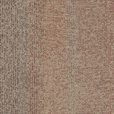 Pressed for Time Carpet Tile in Sunset