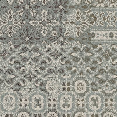 Rekindled carpet tile in Sage image number 1