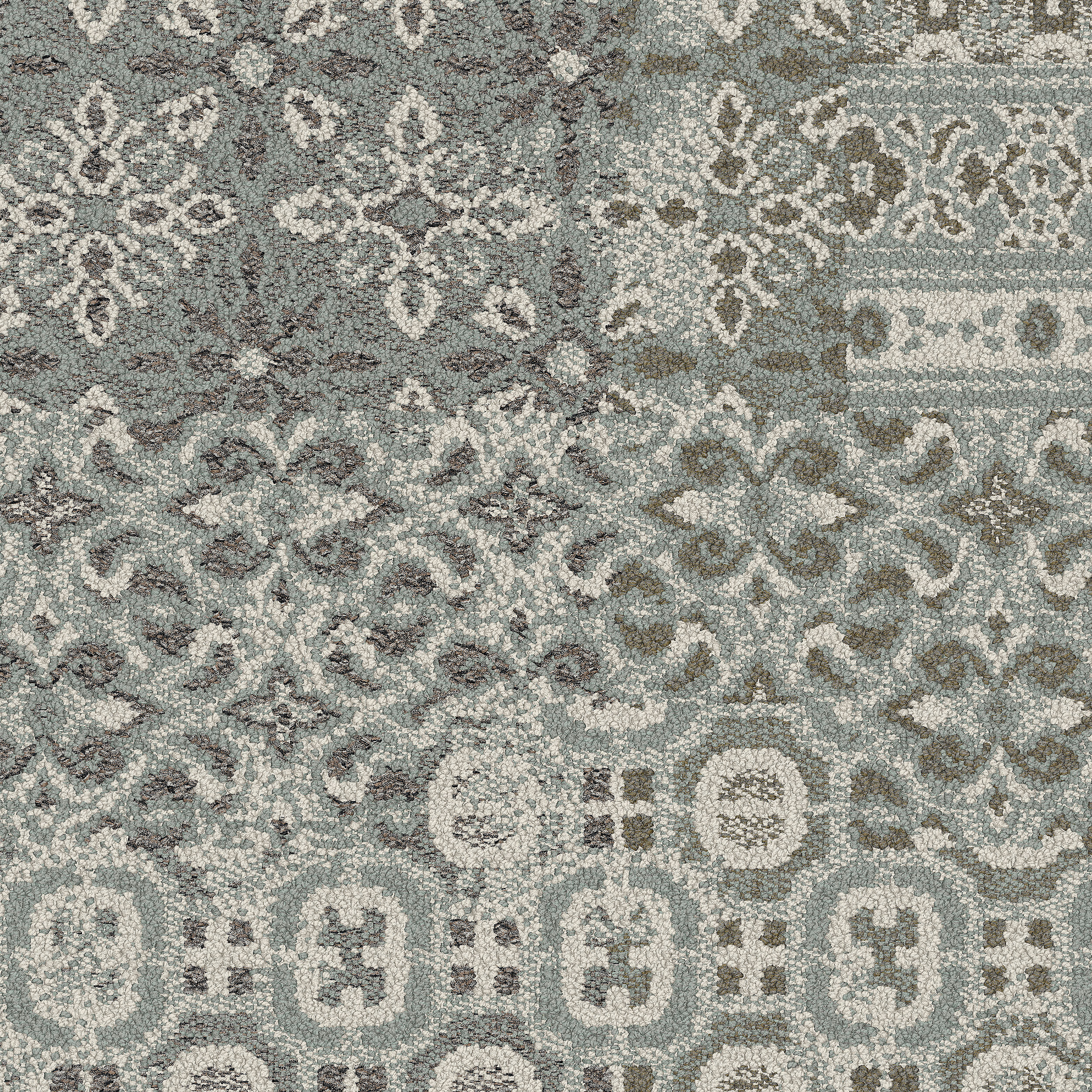 Rekindled carpet tile in Sage Bildnummer 4
