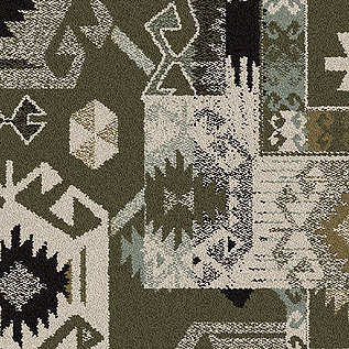 Retrospec carpet tile in Olive image number 5