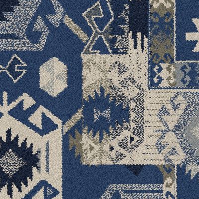 Retrospec carpet tile in Royal image number 1