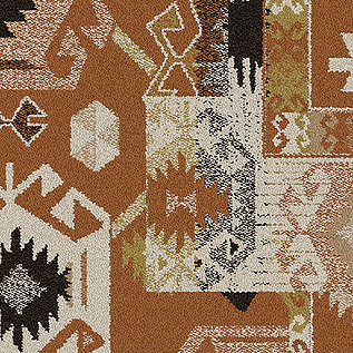 Retrospec carpet tile in Terracotta image number 5