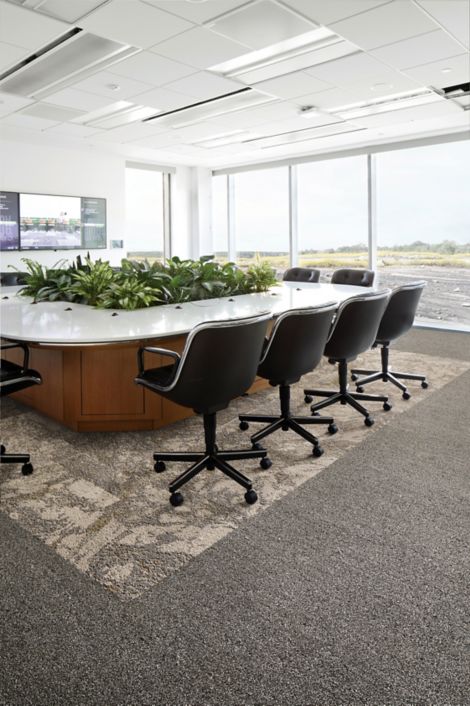 Interface Rockland Road plank carpet tile in meeting room image number 2