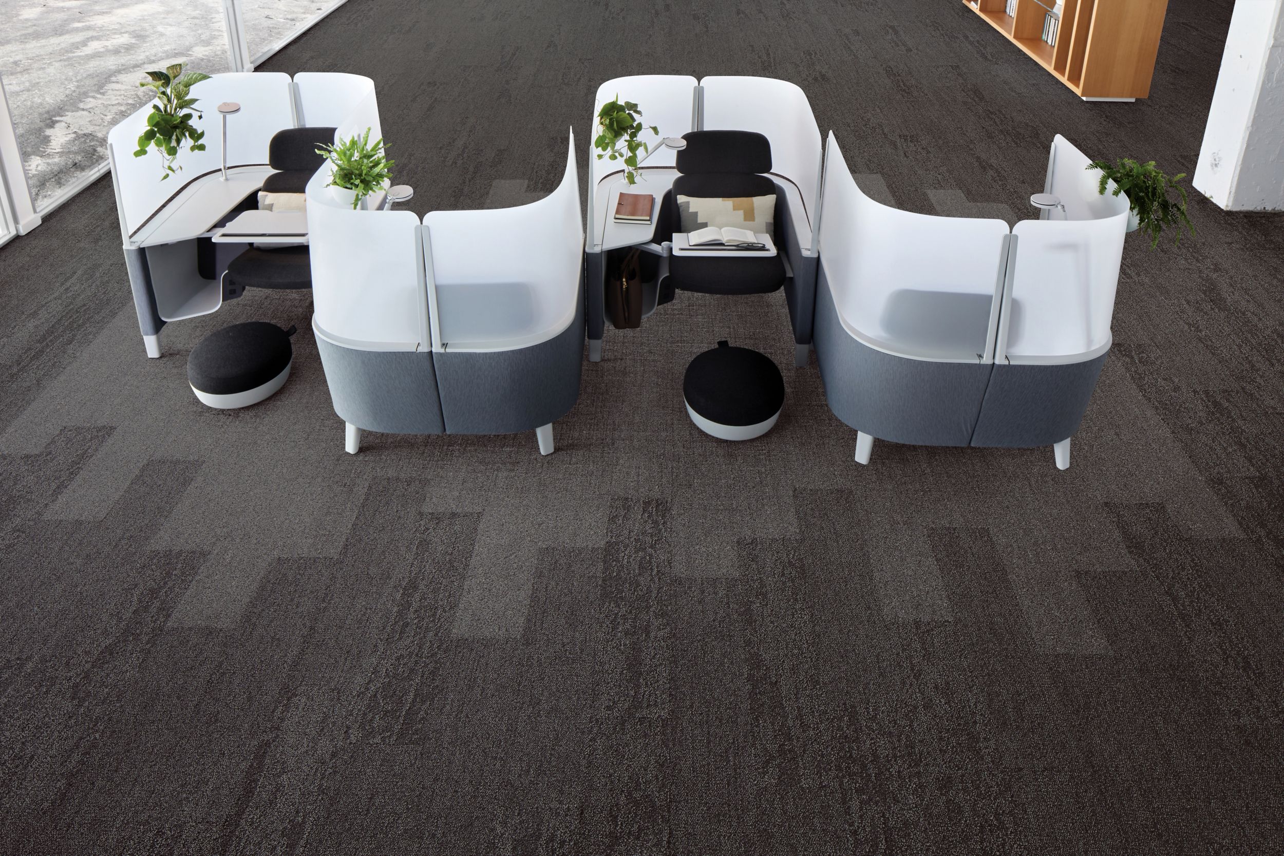 Mantle Rock: Granite Mountain Collection Carpet Tile by Interface