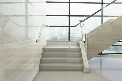 norament 926 satura rubber flooring and stairtreads in stairwell imagen número 4