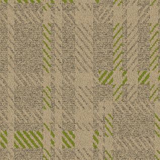 Scottish Sett Carpet Tile In Plaid Raffia