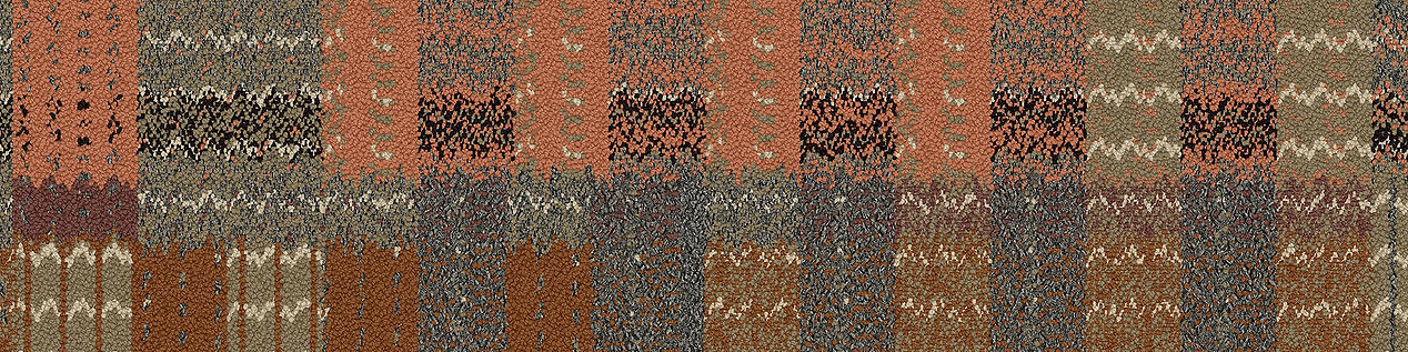 Social Fabric Carpet Tile In Spice imagen número 6