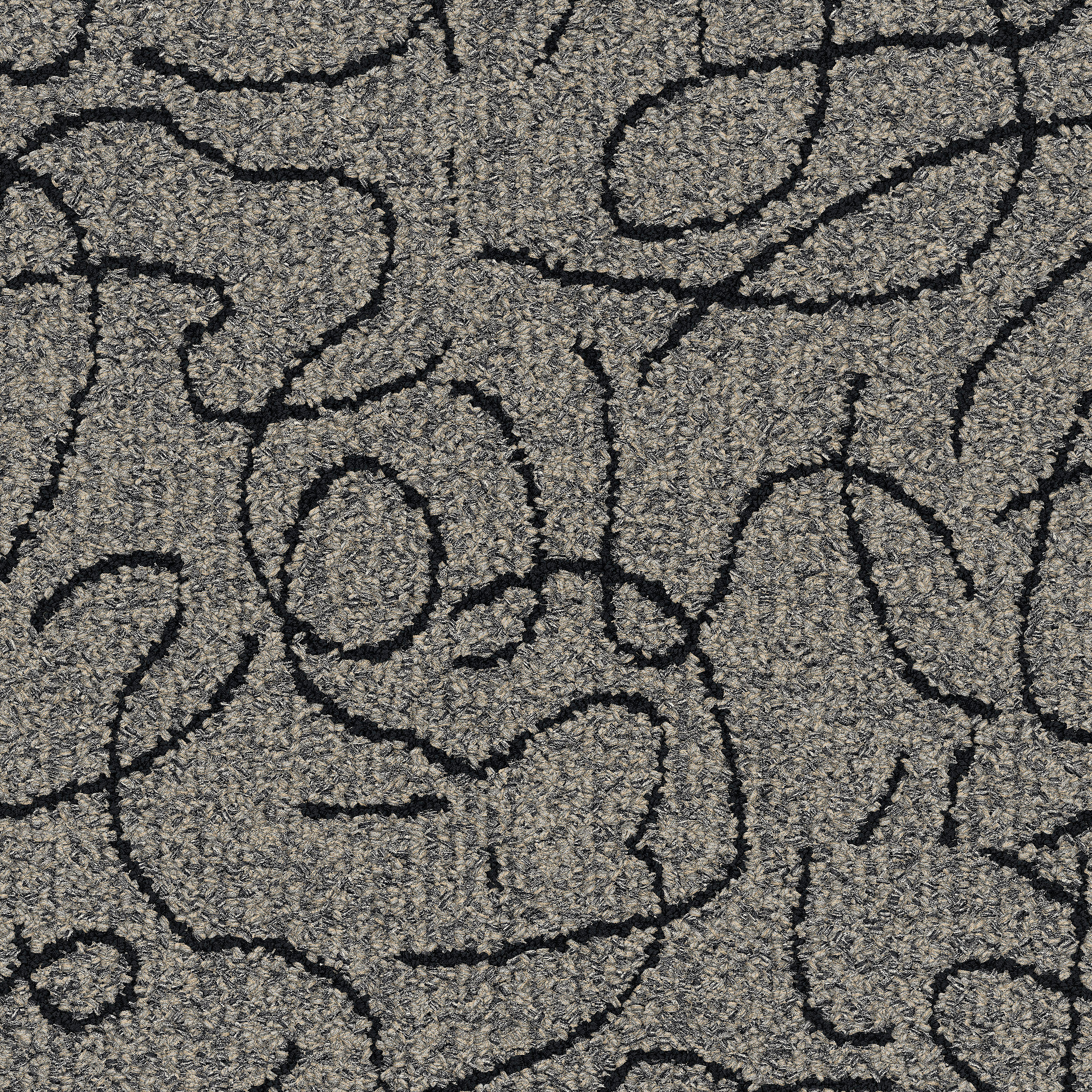 Unspooled carpet tile in Graphite imagen número 4