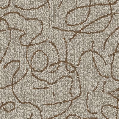 Unspooled carpet tile in Oatmeal