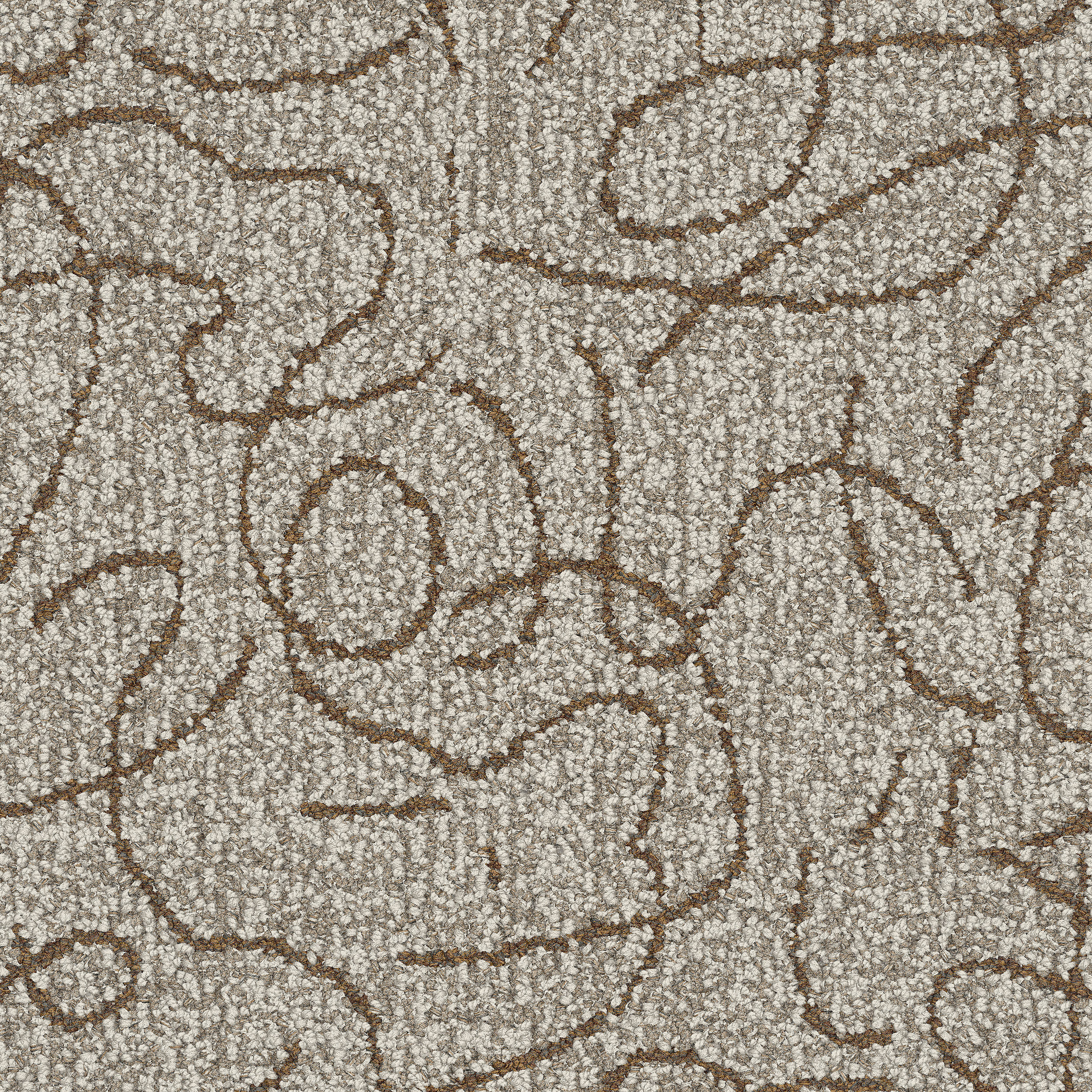 Unspooled carpet tile in Oatmeal número de imagen 4