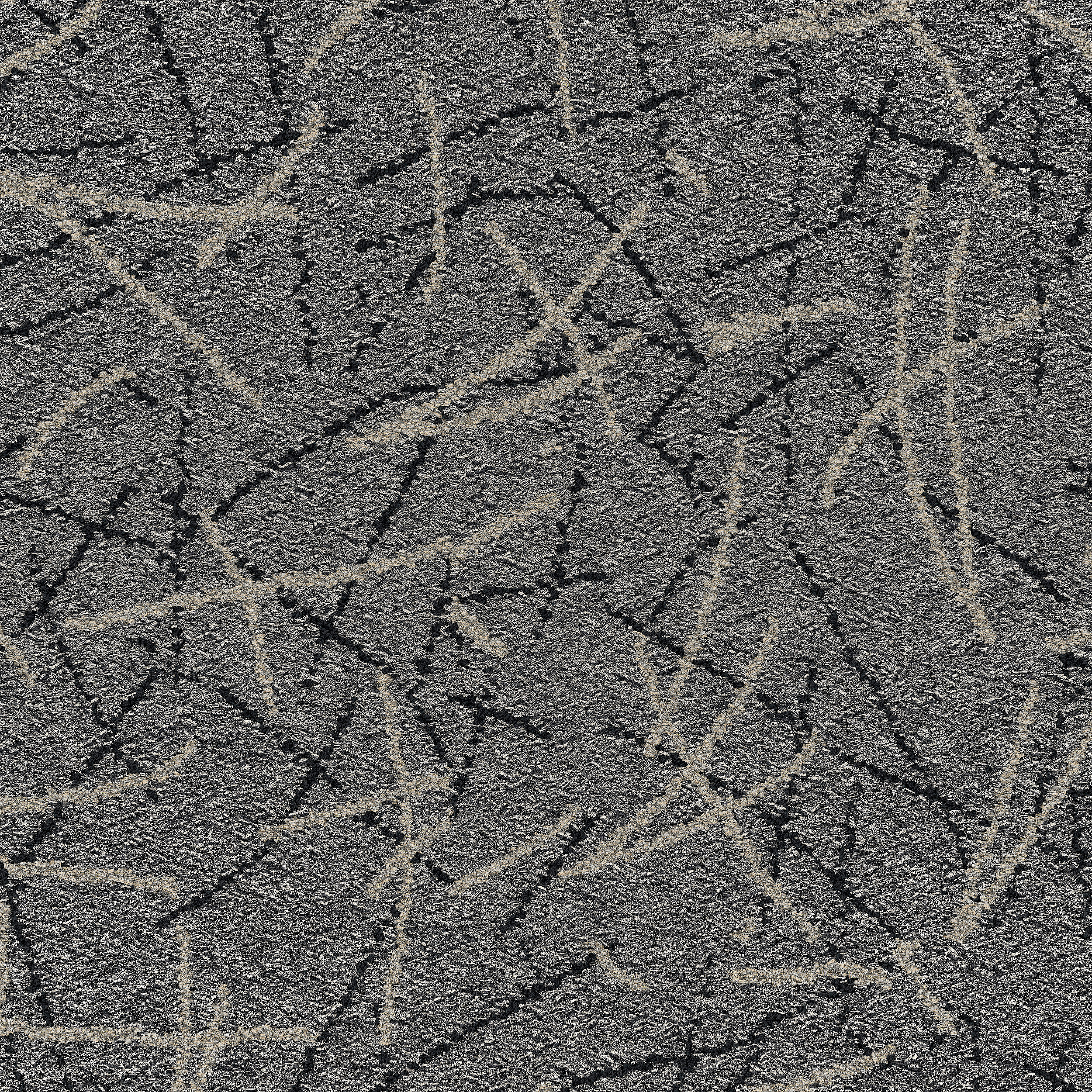 Unwound carpet tile in Carbon image number 4