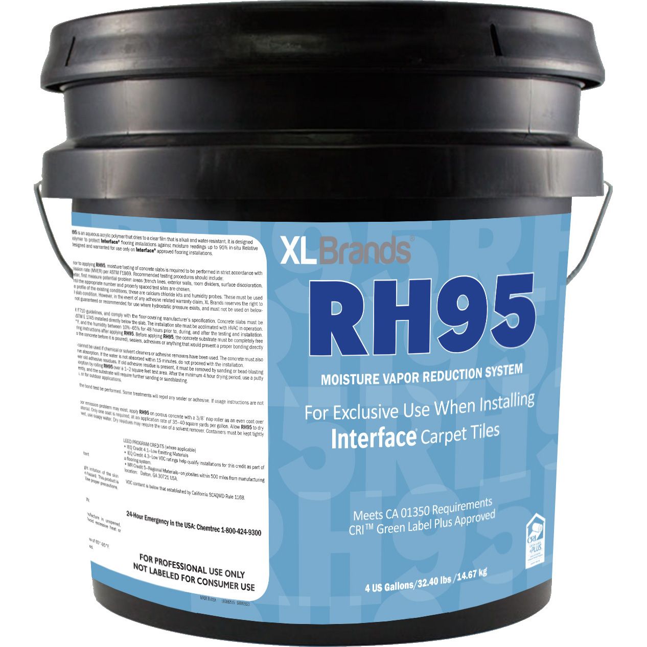 XL Brands RH 95 - One Coat Vapor Seal - 4 gal, , room_scene numéro d’image 1