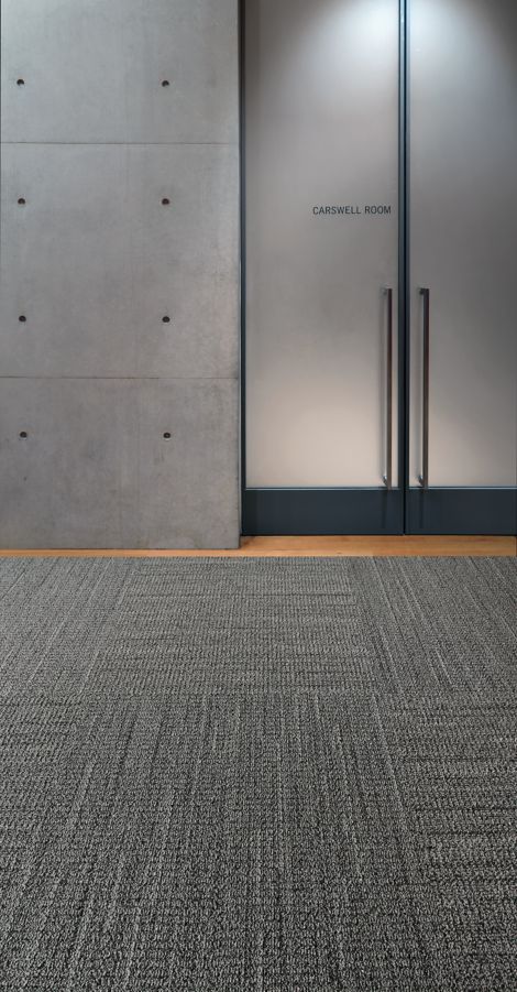 Interface WW870 plank carpet tile in entrance way
