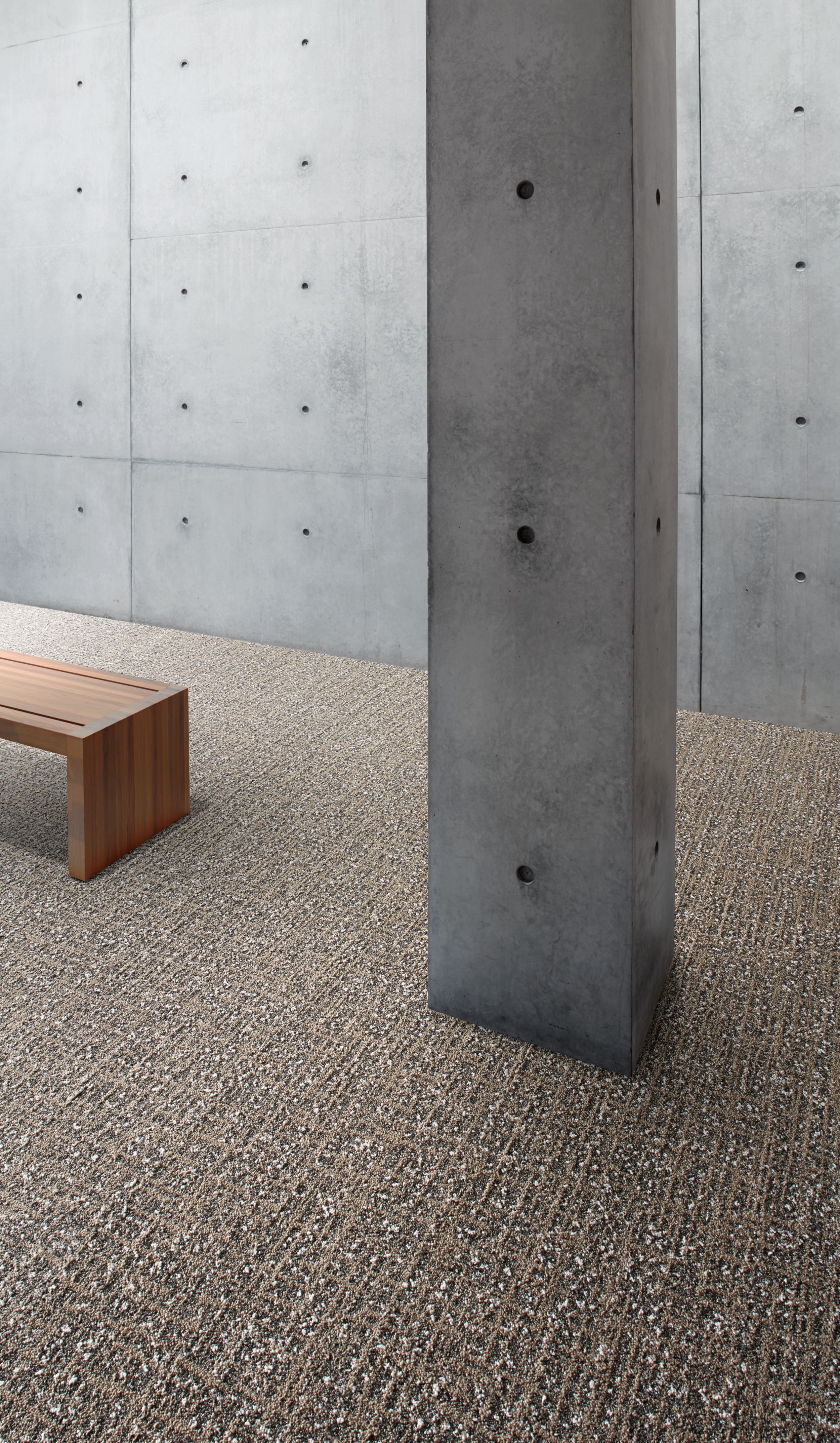 Interface WW890 plank carpet tile in lobby area with column image number 1