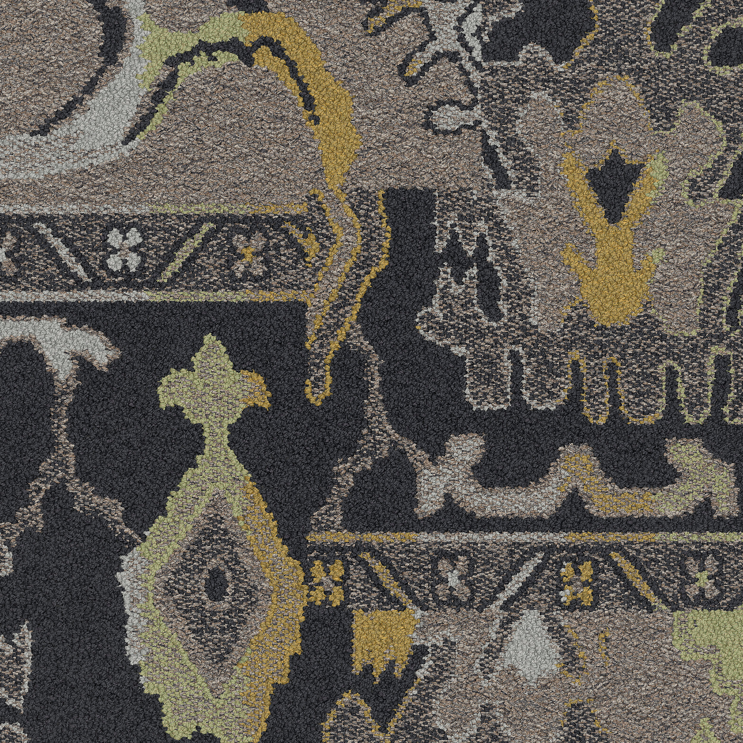 Yesterdays carpet tile in Flannel Bildnummer 4