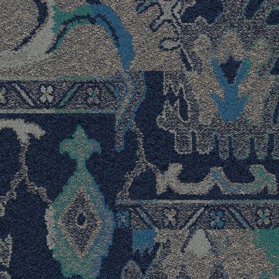 Yesterdays carpet tile in Prussian