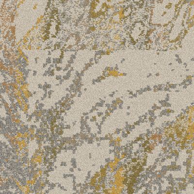You're So Vein carpet tile in Maize/Silver image number 1