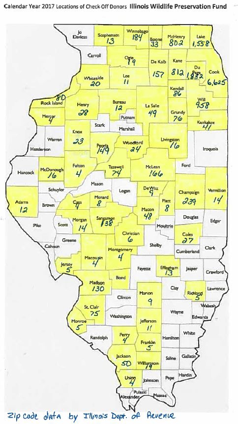 2017 Donor Map