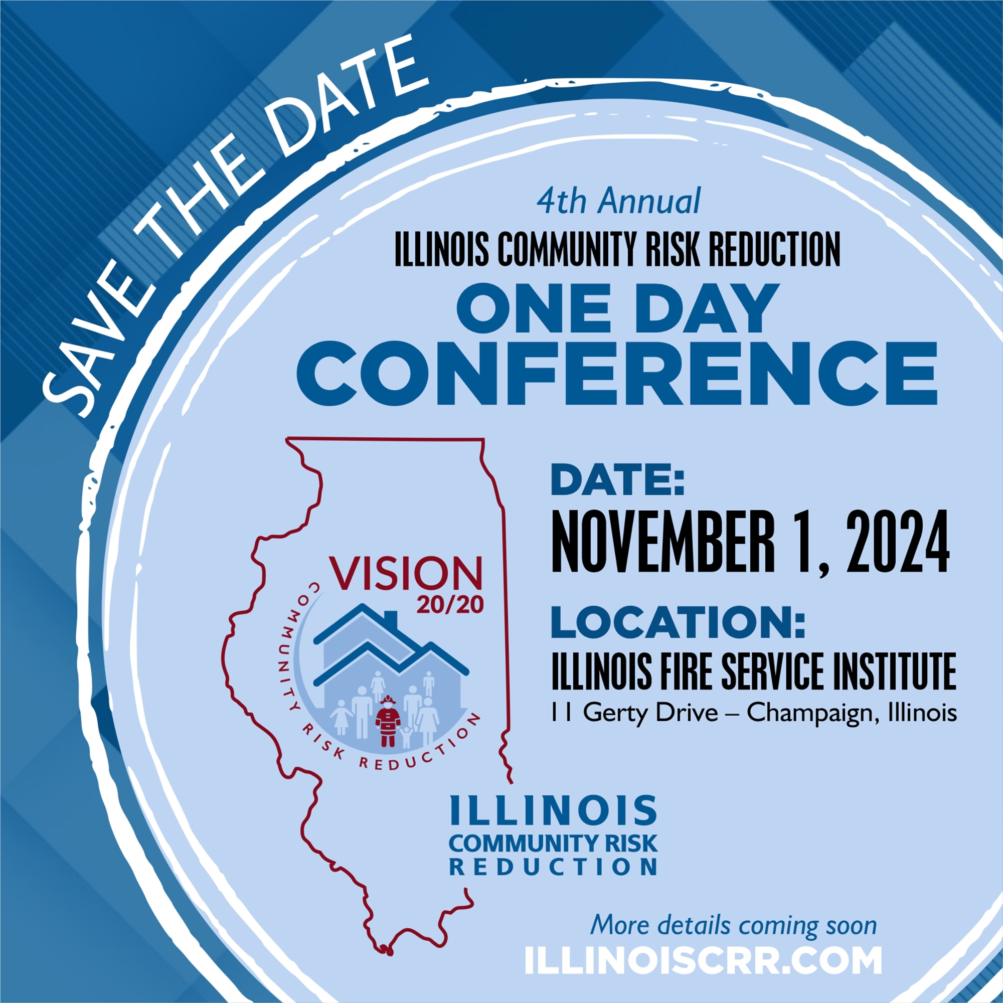 Image for the poster for the 4th Annual State of Illinois Community Risk Reduction Conference Event