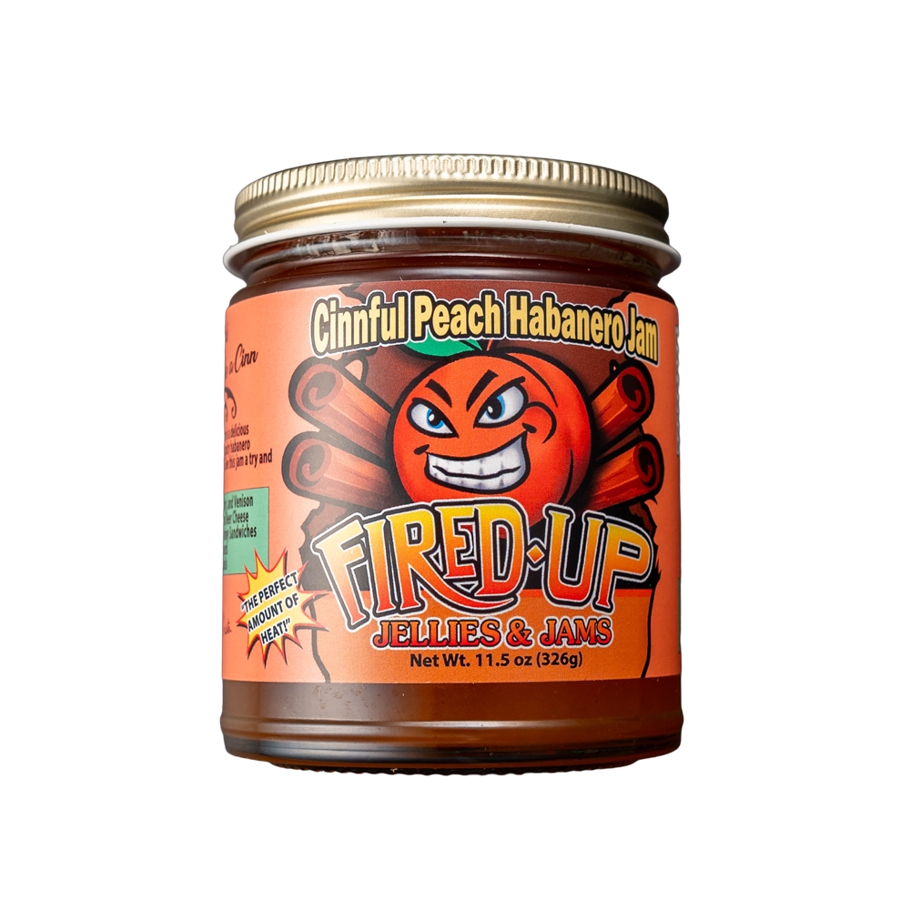 Fired Up Jellies and Jams: Cinnful Peach Habanero Jam