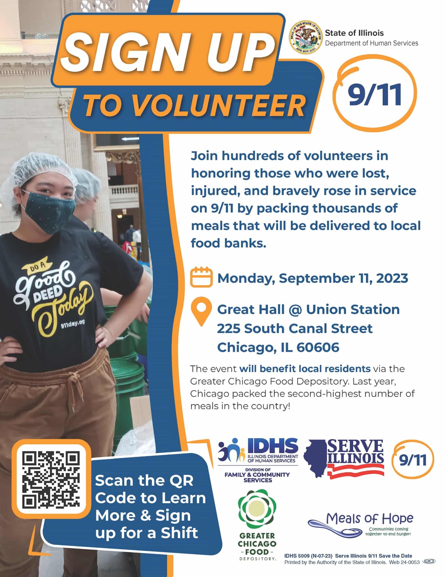 9/11 Day of Service Flyer