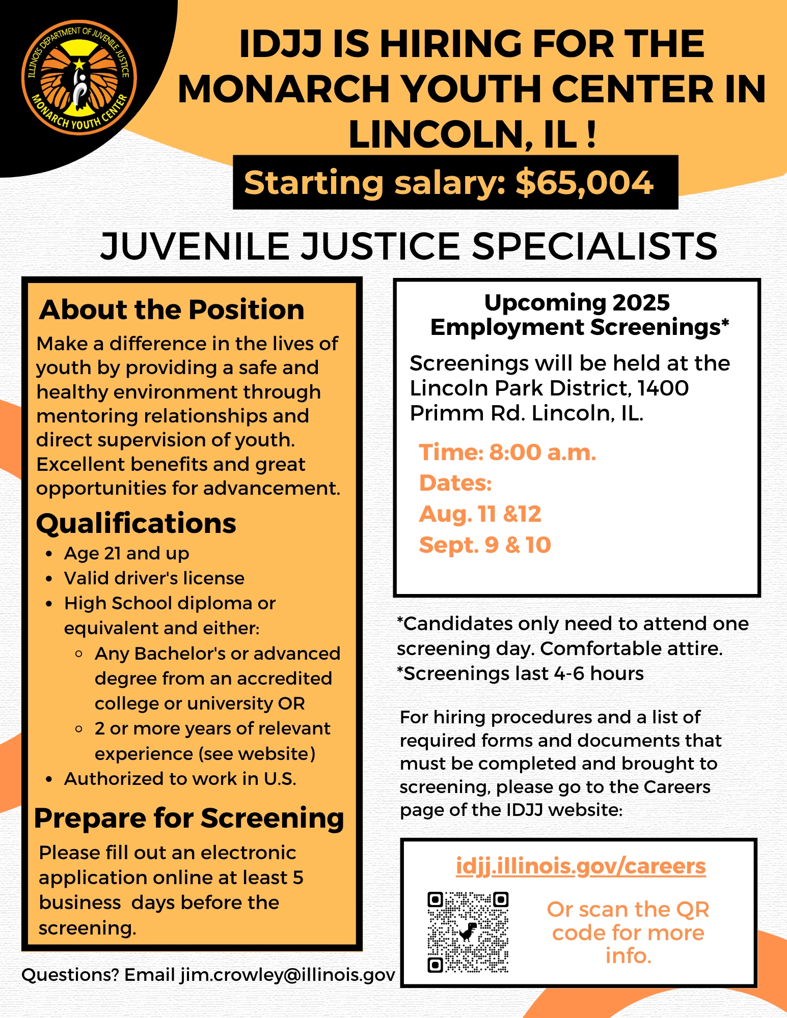 Aug Sept 2025 Lincoln RECRUITMENT FLYER  - 1