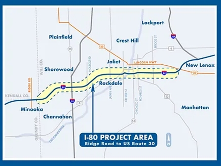 I-80 Project Area