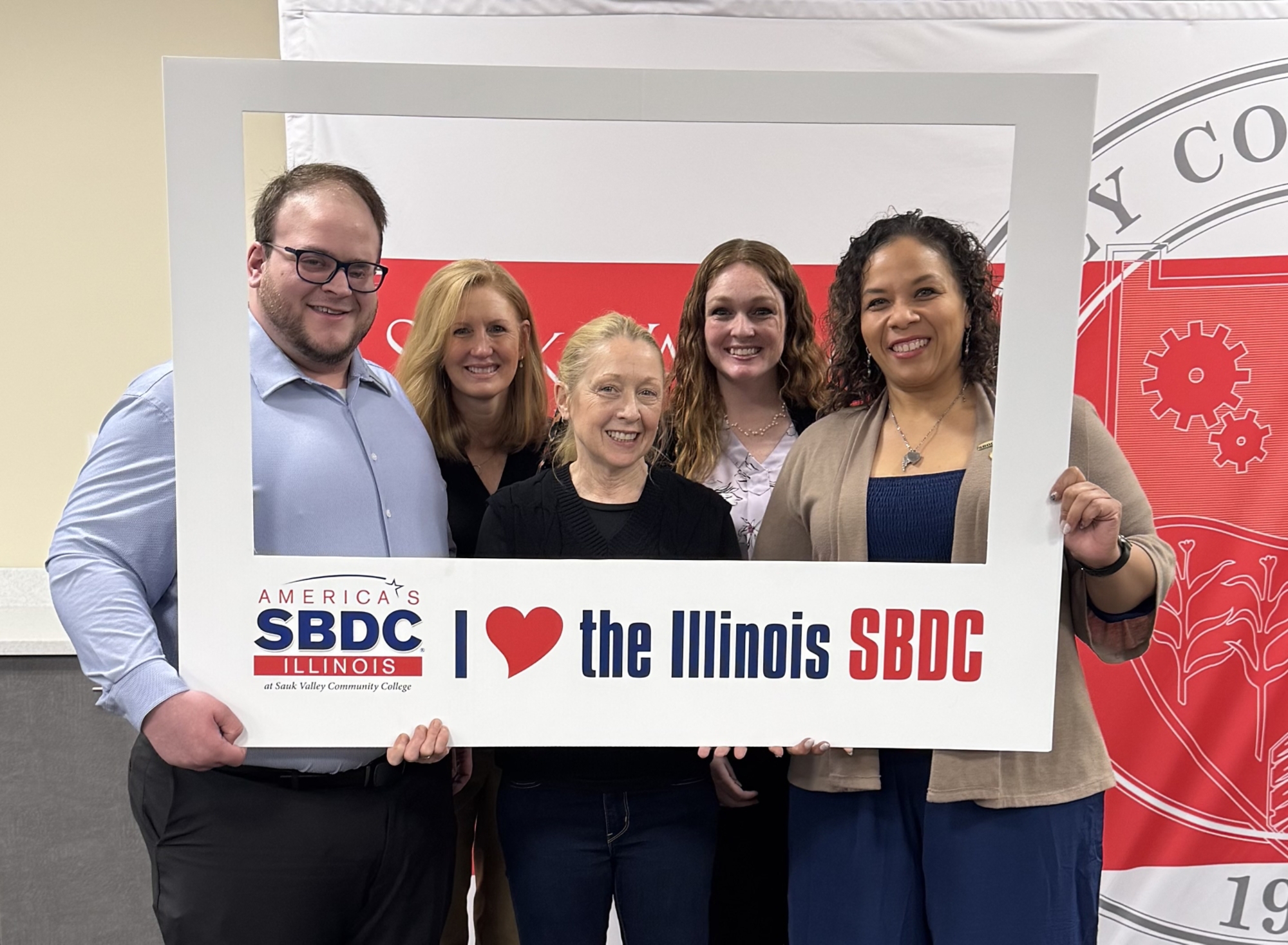 SBDC staff celebrating SBDC Day