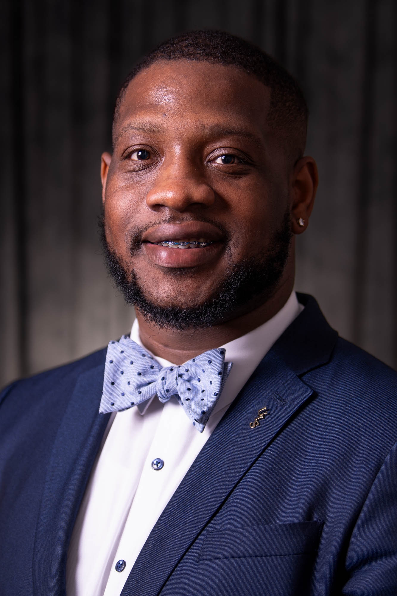 Headshot of the new Vice Chancellor for Student Affairs Jamarco Clarke, photographed Wednesday, July 26, 2023 in the studio.