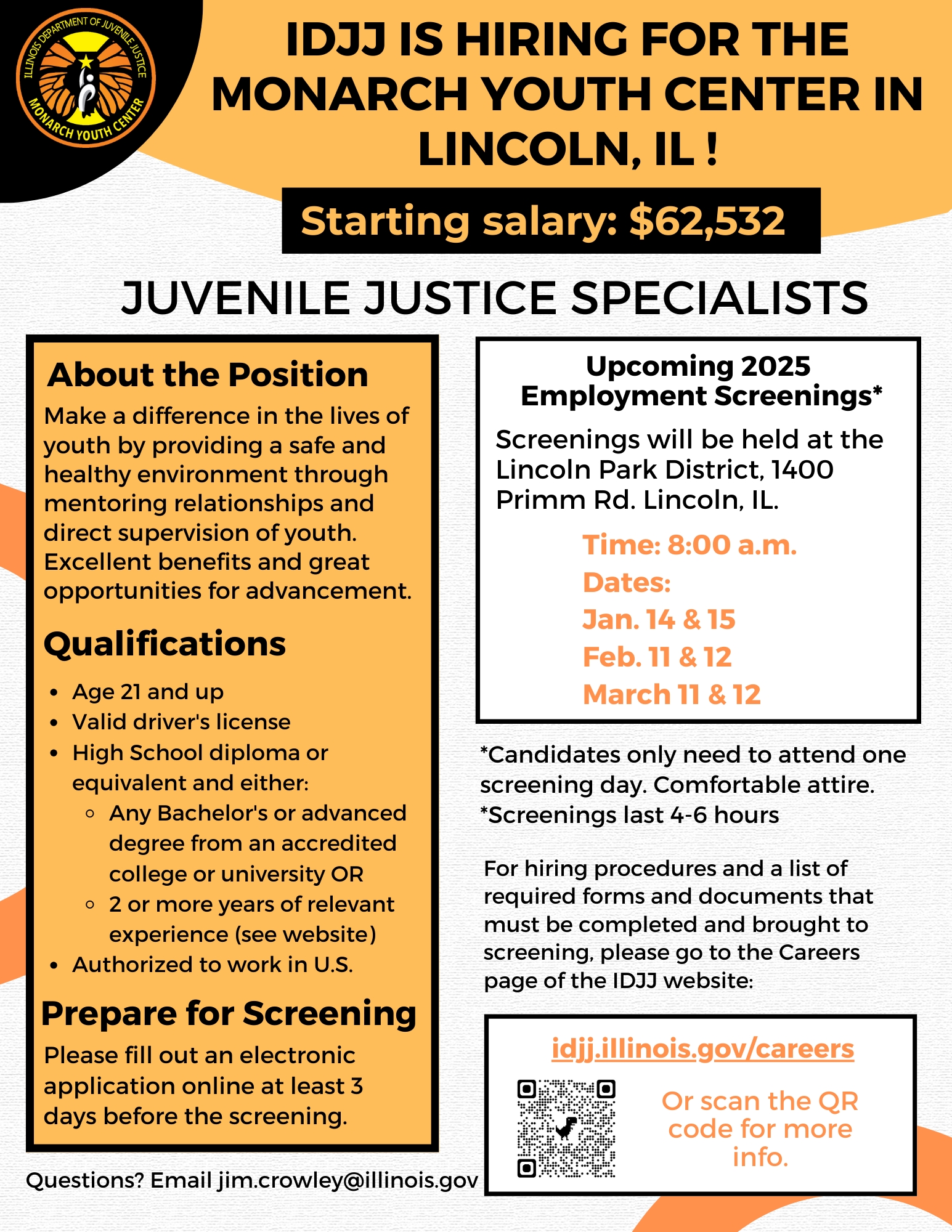 Jan 2025 Lincoln RECRUITMENT FLYER 