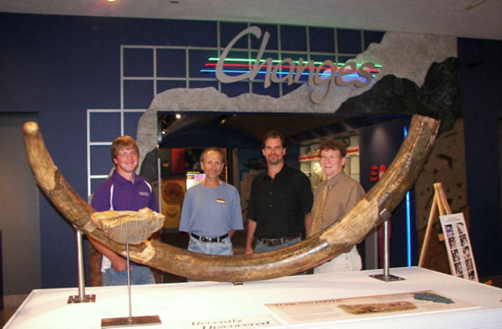 Wolly Mammoth tusk at ISM