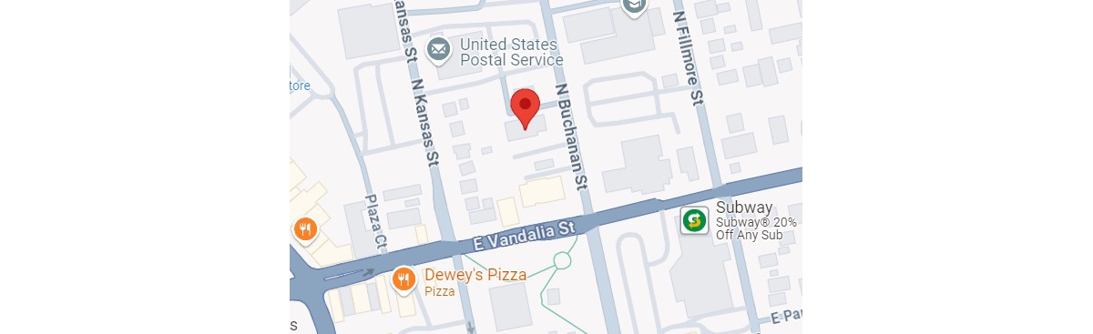 Map to Metro East HRA Office