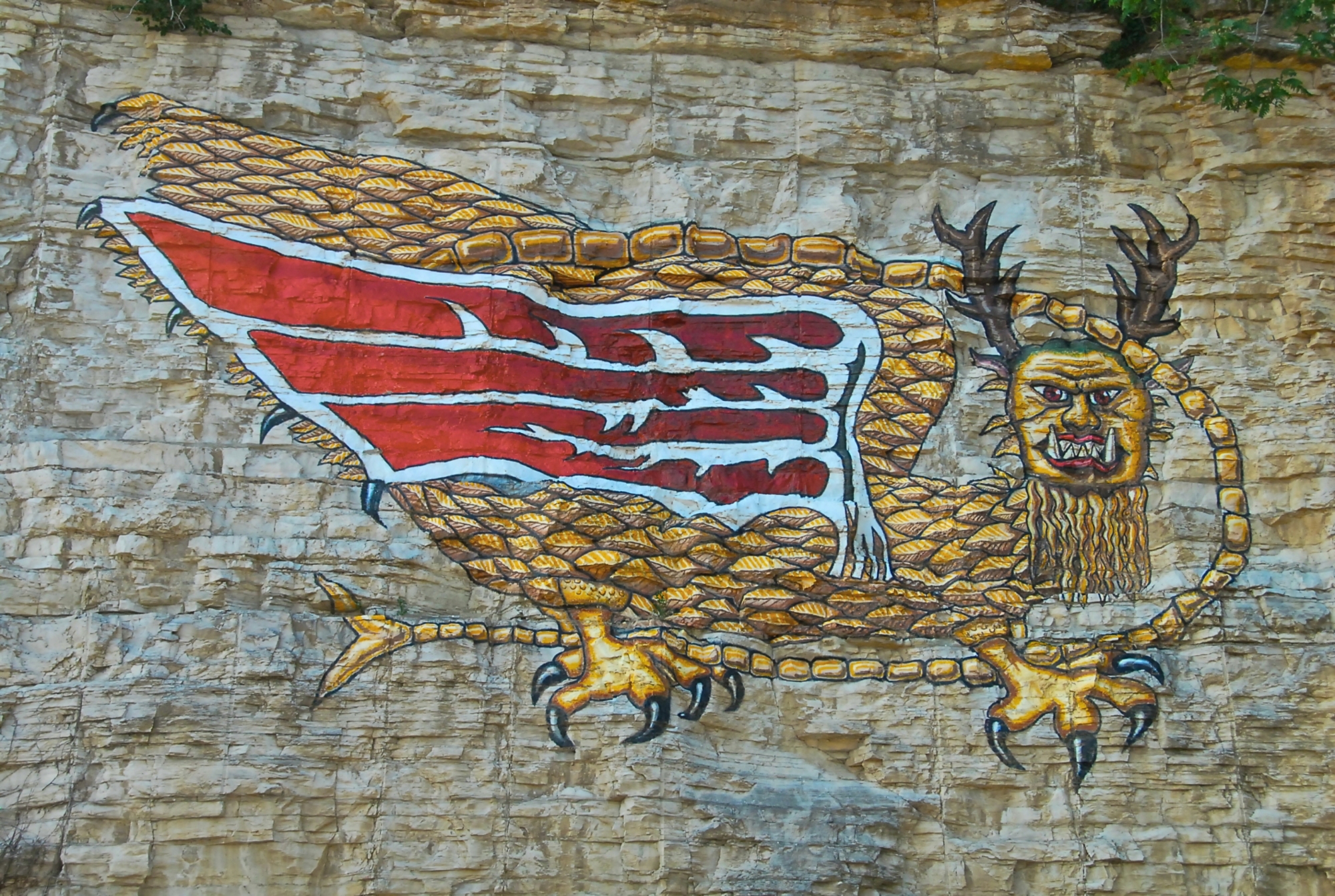 Image of Piasa Bird near Alton, IL