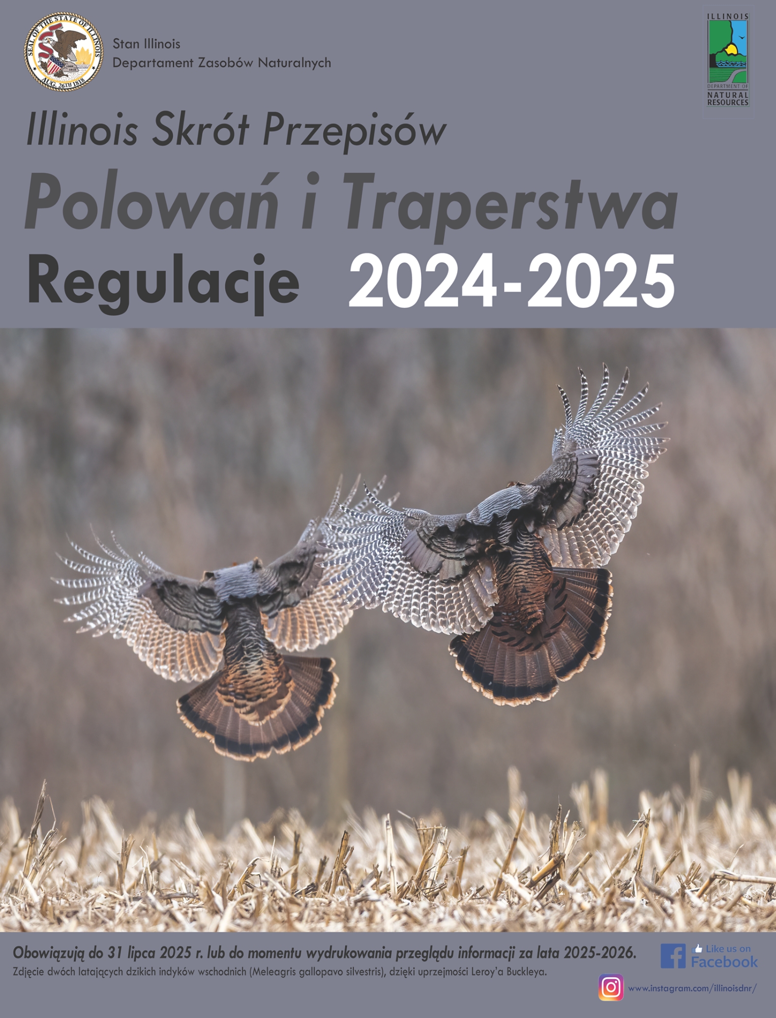 Illinois Skrot Przepisow Polowan i Traperrstwa Regulacje 2024-2025
