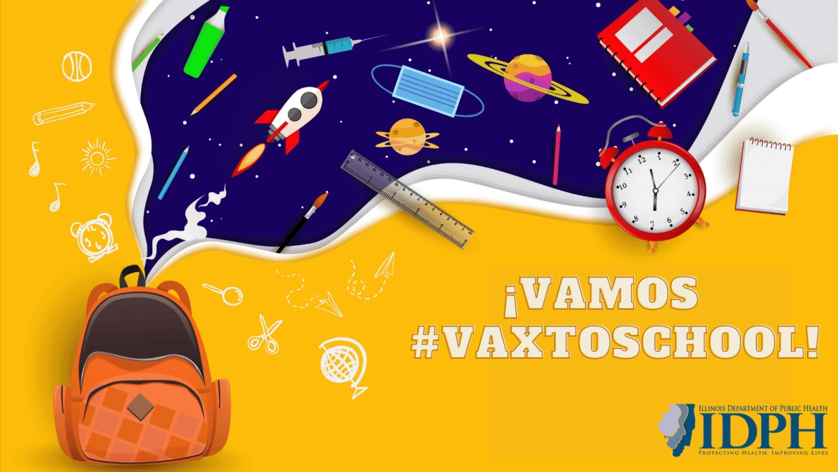 VaxToSchool Spanish Facebook Banner