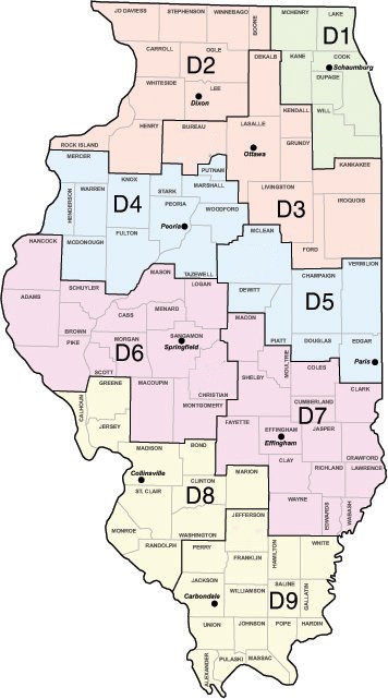 State Regions Map