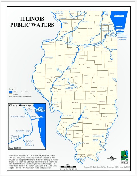 Thumbnail of State of Illinois public waters map