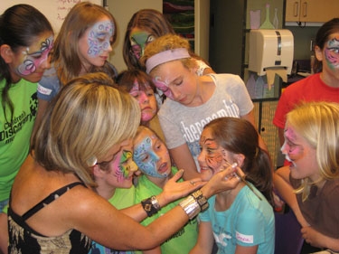 zoo lady face painting