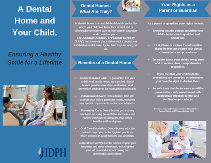 Oral Health - A Dental Home and Your Child