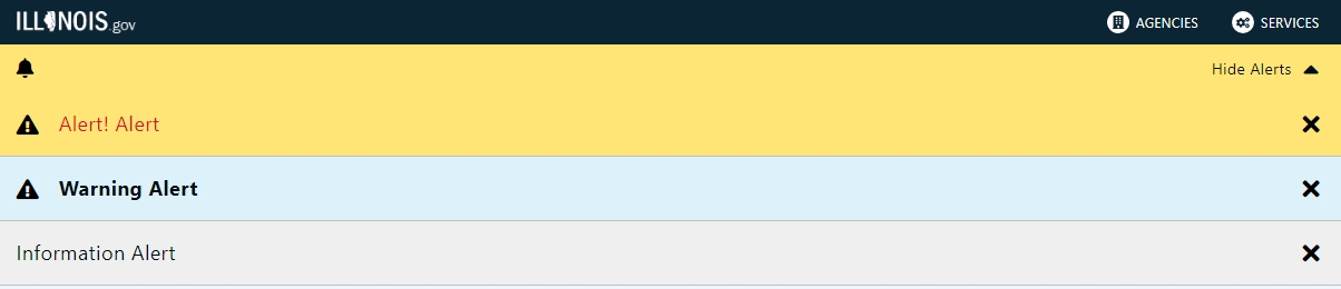 All Alert Types View