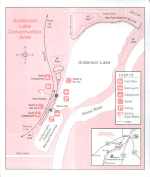Anderson Lake Brochure Map - thumbnail